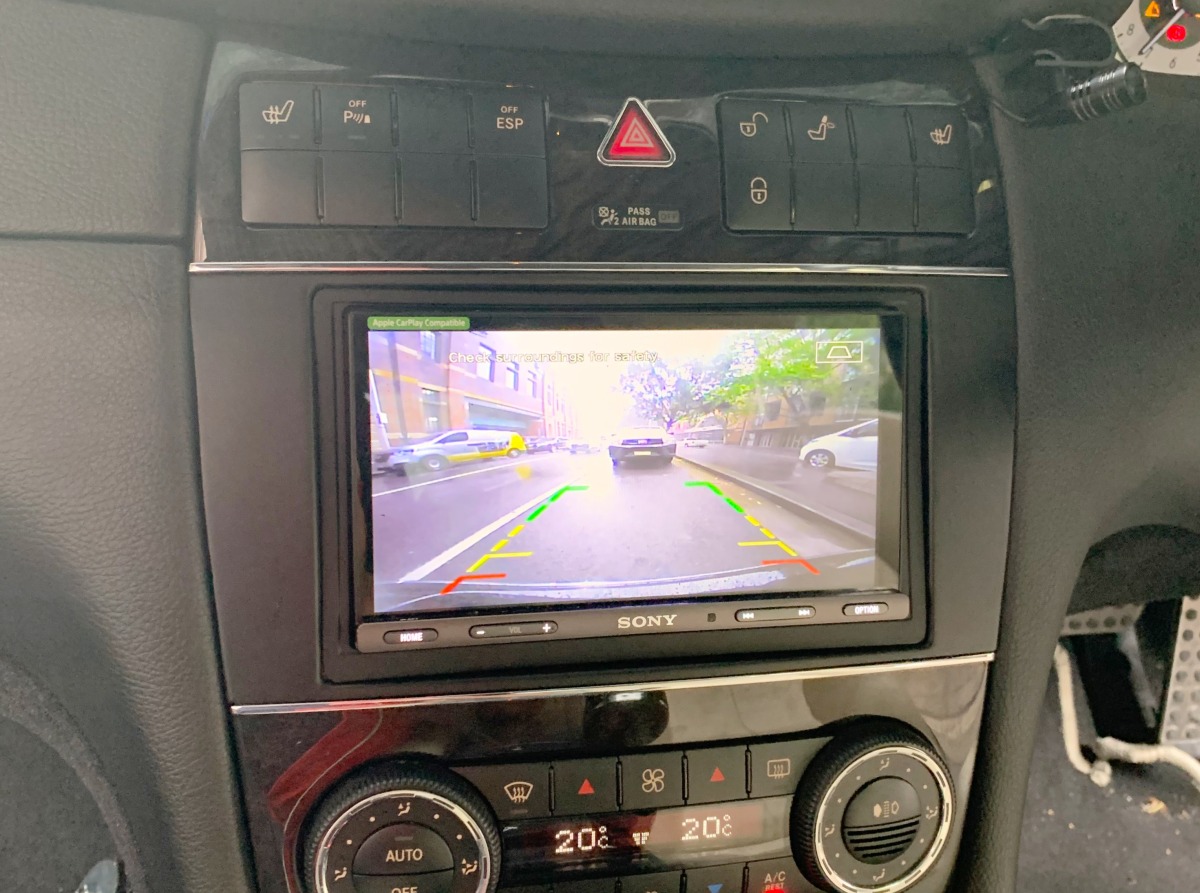 CLA280 2007 Sony XAV-AX5000 Head Unit | Creative Installations