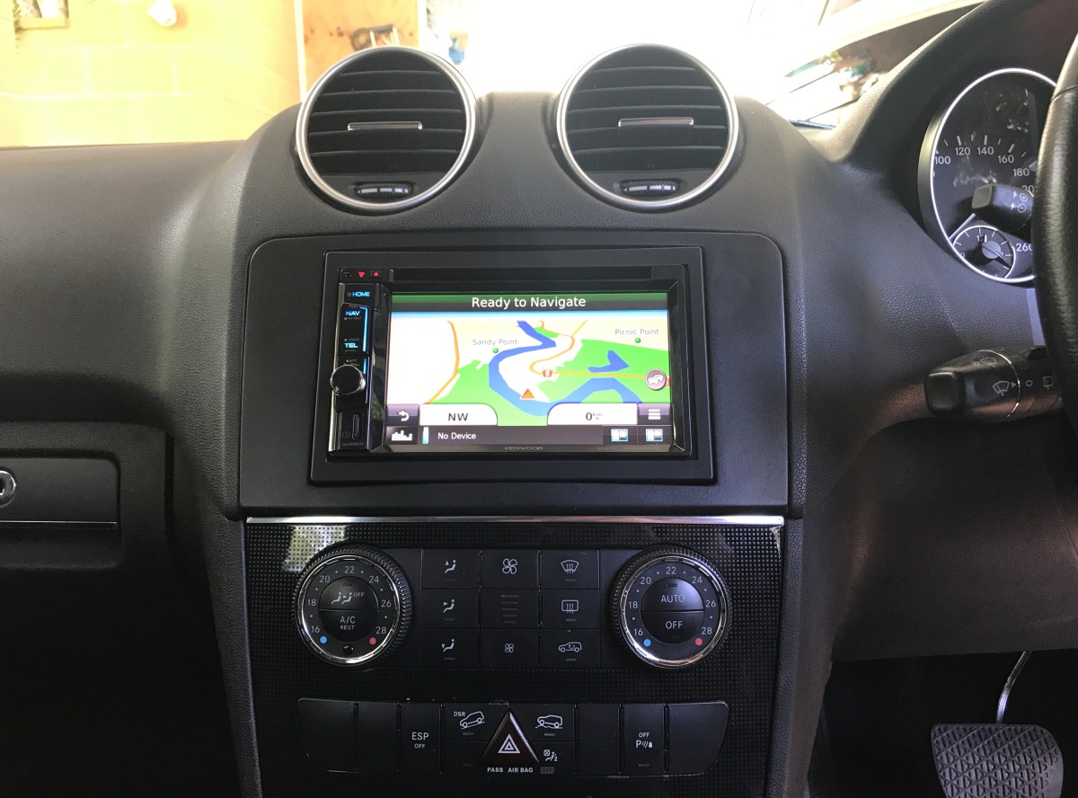 ML350 2006 Kenwood DNX4150BT Sat Nav | Creative Installations