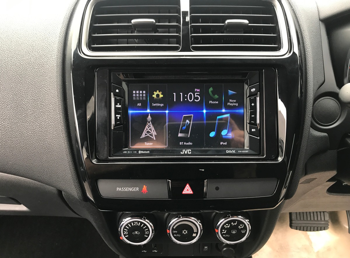 ASX 2017 JVC KW-V230BT Head Unit | Creative Installations