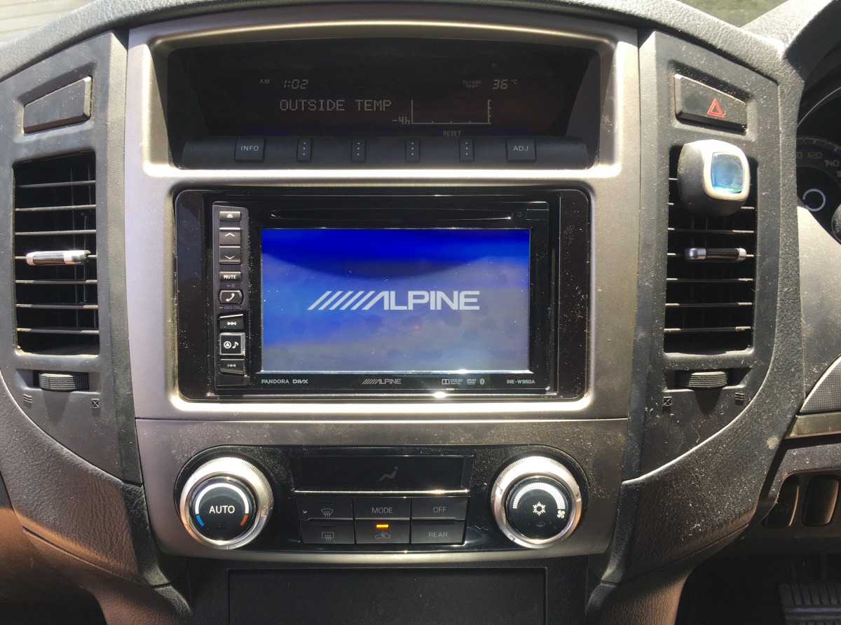 Pajero 2011 Alpine INE-W960A GPS Navigation System | Creative Installations