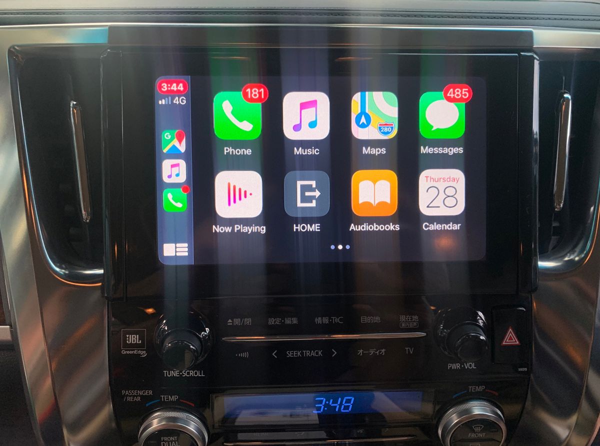 Carplay toyota alphard