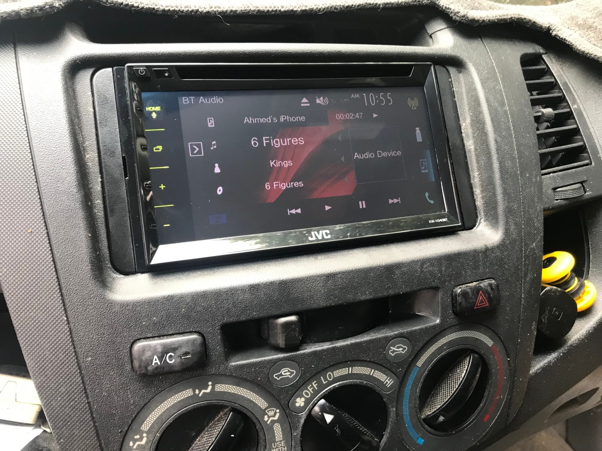 HiLux 2005 JVC KW-V340BT Head Unit | Creative Installations