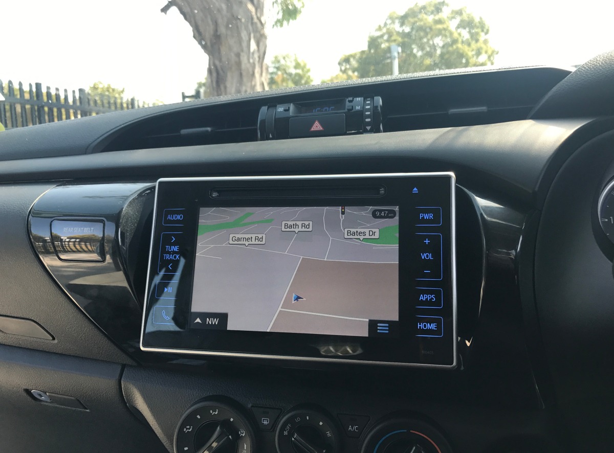 Toyota navigation system