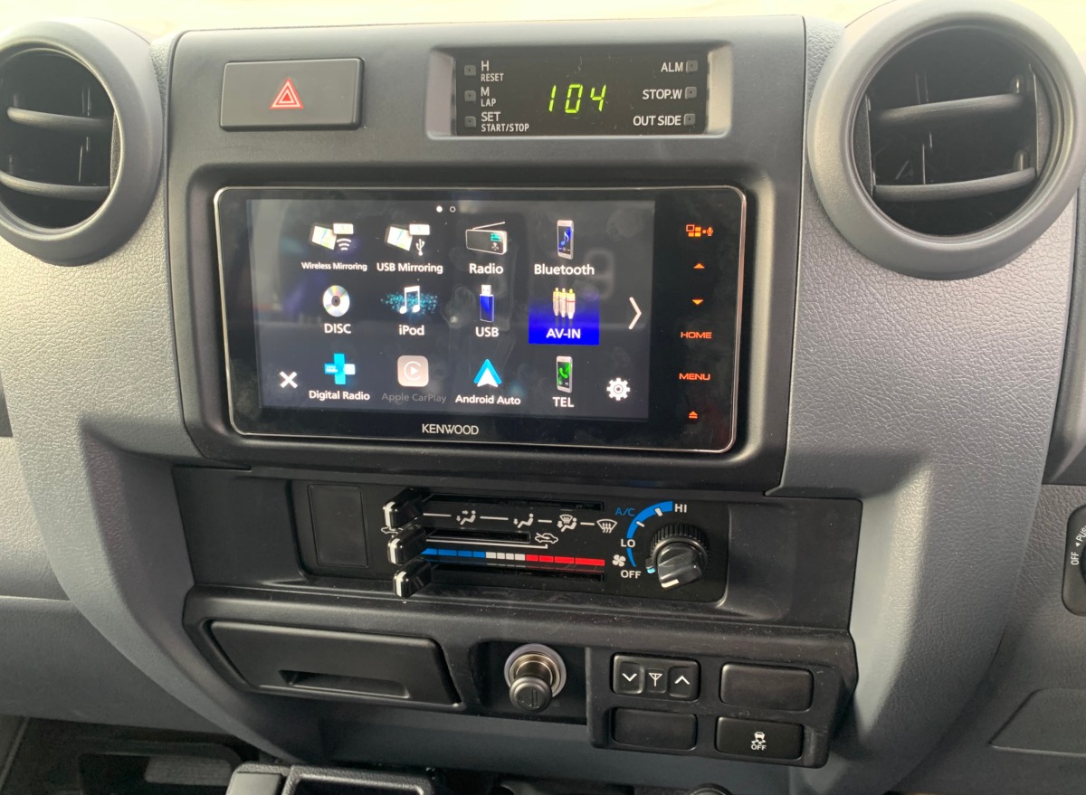 LandCruiser 79 2020 Kenwood DDX920WDABS Head Unit | Creative Installations