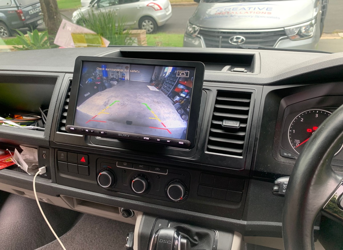 Transporter 2016 Sony XAV-AX8000 Head Unit | Creative Installations