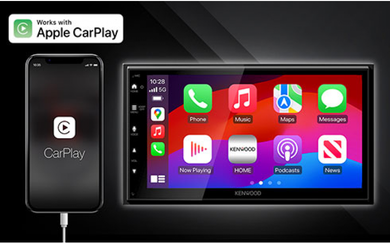 Kenwood DMX5023S Apple CarPlay Head Unit Sydney